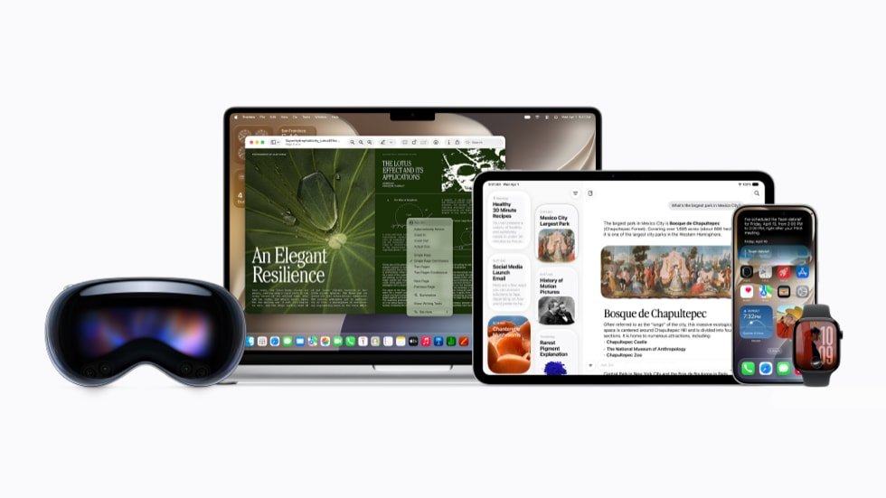 Apple'ın yeni Siri AI özelliğini tanıtan resmi görsel