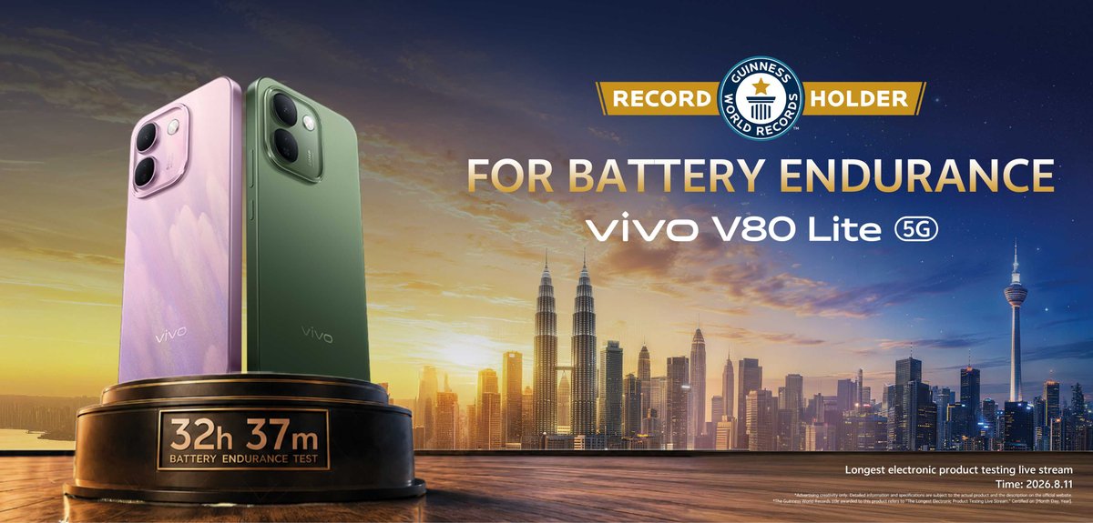 vivo V80 Lite 5G, Afterglow Pink renk seçeneğiyle